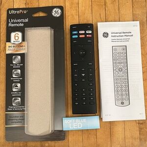GE UltraPro Universal Remote Control - Black
